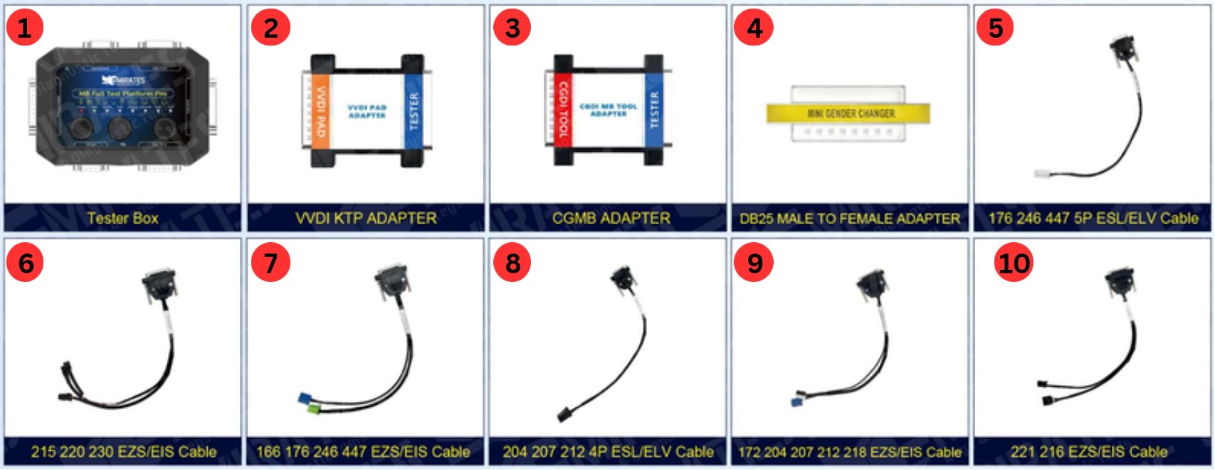 Adapters and DB Cables